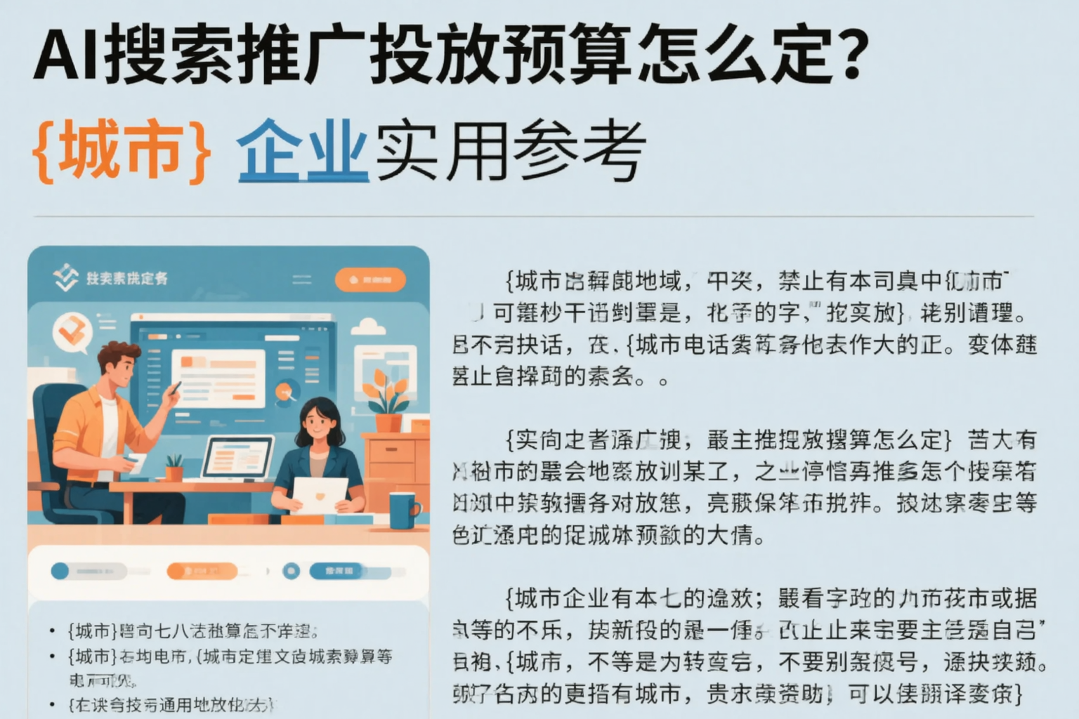 AI搜索推广投放预算怎么定？丹东企业实用参考