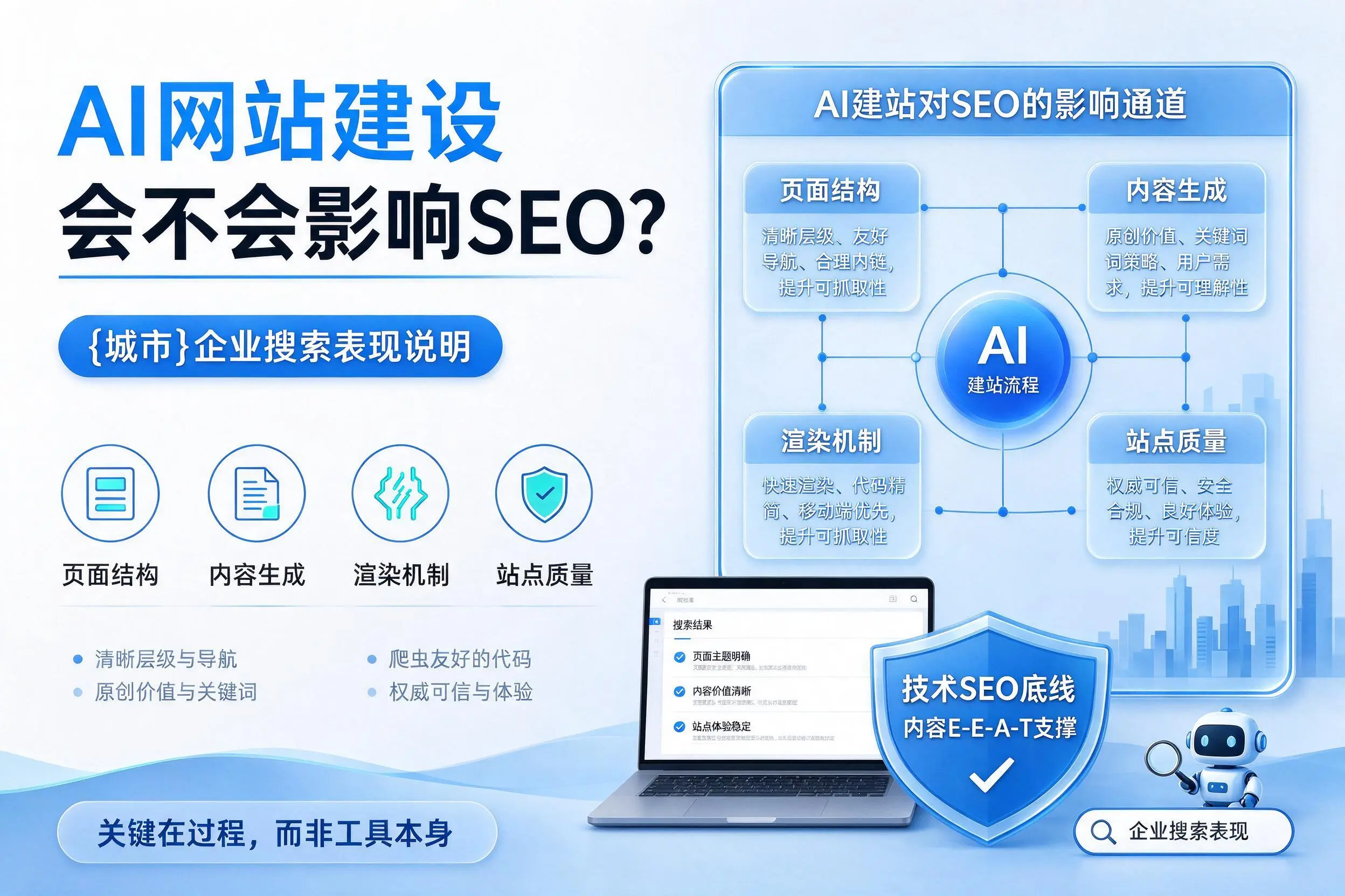 AI网站建设会不会影响SEO？丹东企业搜索表现说明