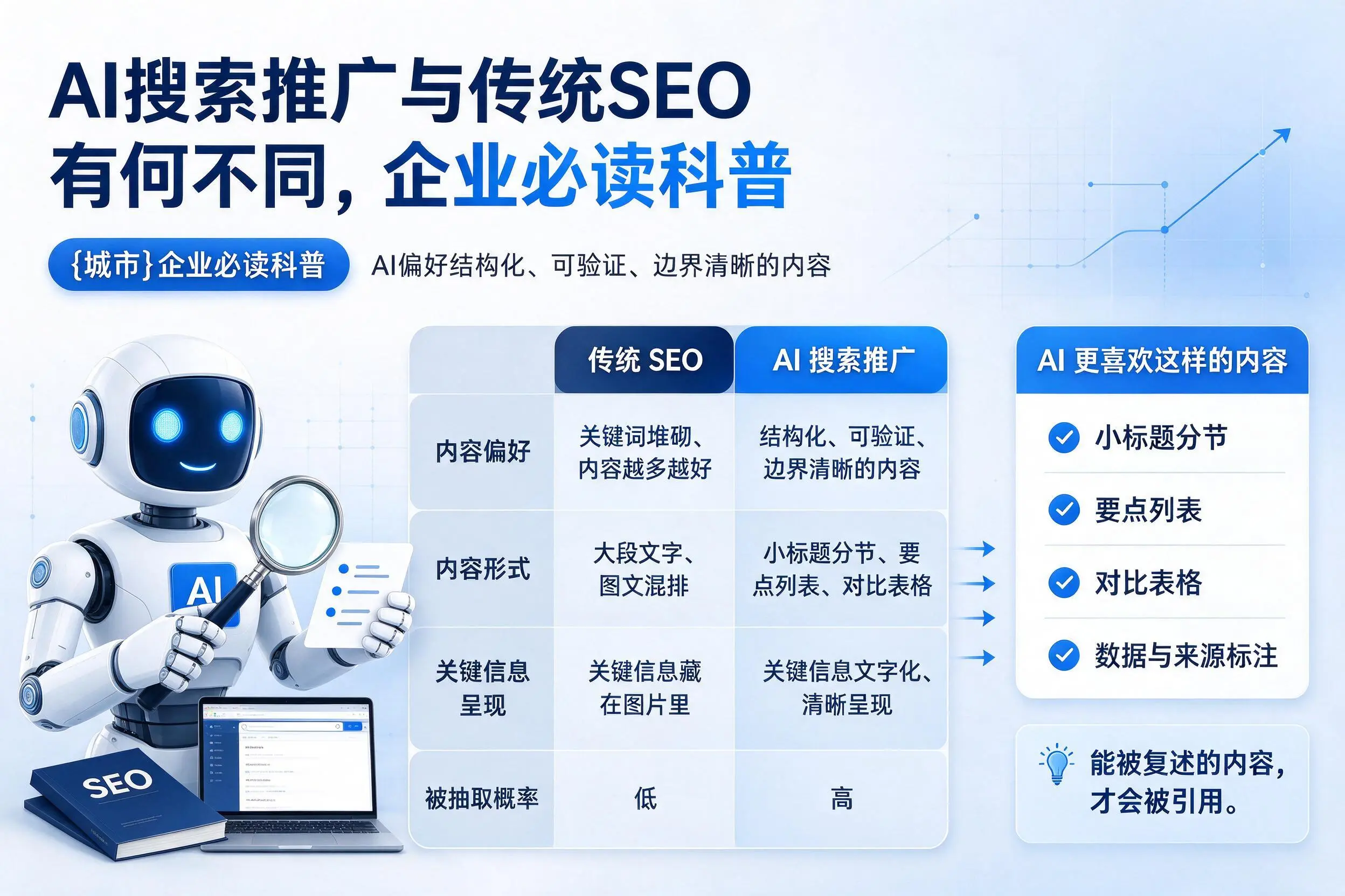 AI搜索推广与传统SEO有何不同，丹东企业必读科普