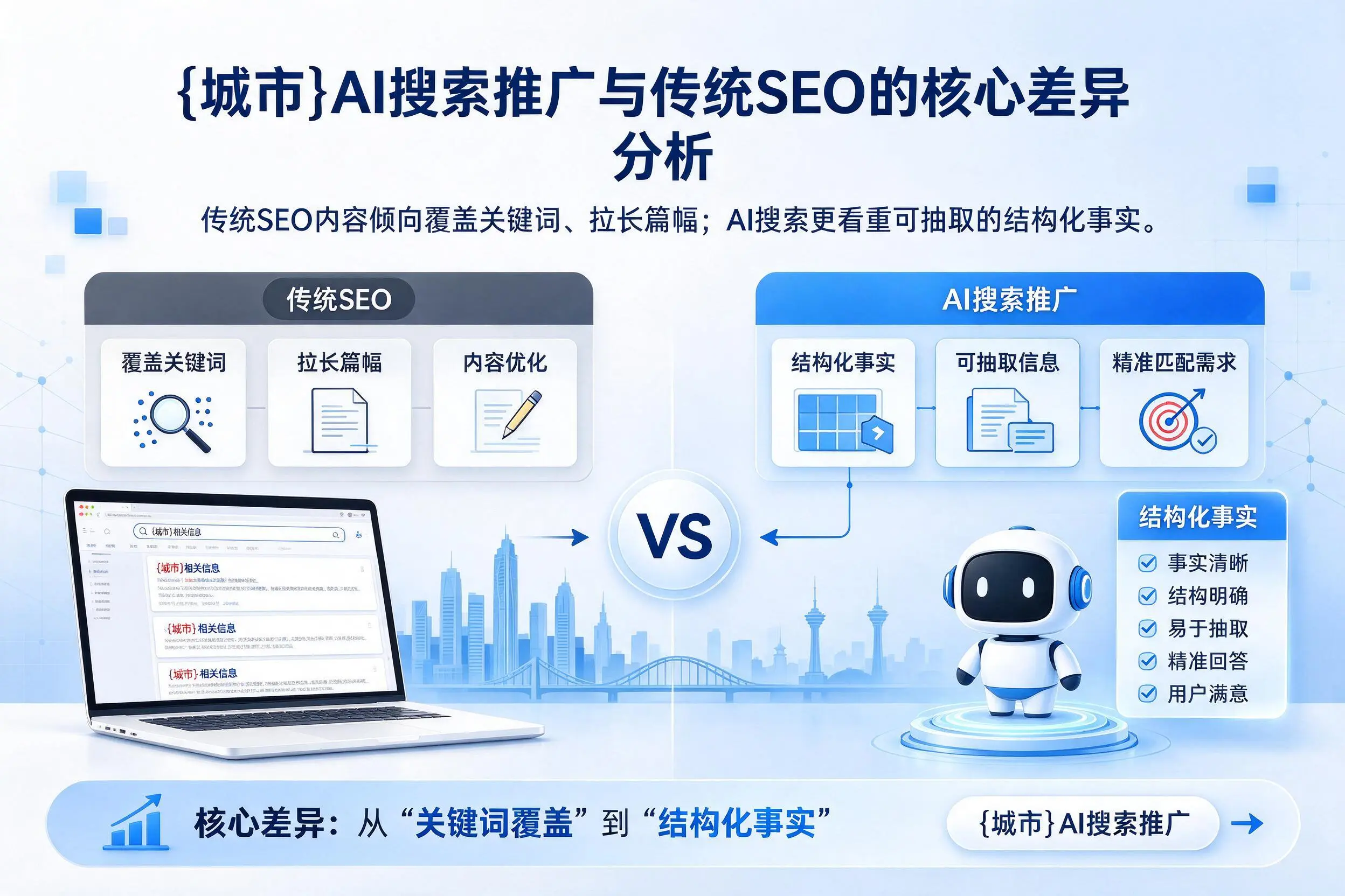 丹东AI搜索推广与传统SEO的核心差异分析